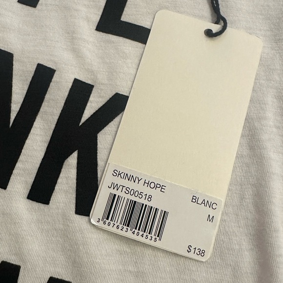 Zadig & Voltaire Skinny Hope Tee Shirt. - Picture 4 of 4